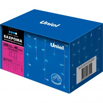 Гирлянда UNIEL ULD-B3007-200/TTK BLUE-WHITE IP44 Гирлянда UNIEL ULD-B3007-200/TTK BLUE-WHITE IP44