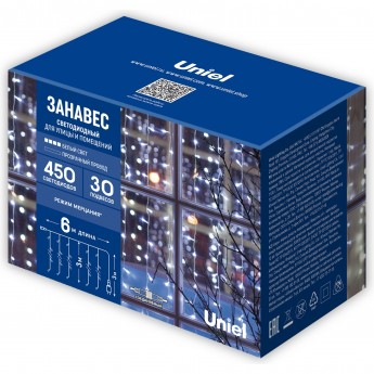Гирлянда UNIEL ULD-C6030-450/TTK WHITE IP44 Гирлянда UNIEL ULD-C6030-450/TTK WHITE IP44