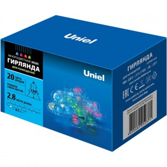 Гирлянда UNIEL ULD-S0280-020/DTA RGB IP20 BELLS Гирлянда UNIEL ULD-S0280-020/DTA RGB IP20 BELLS