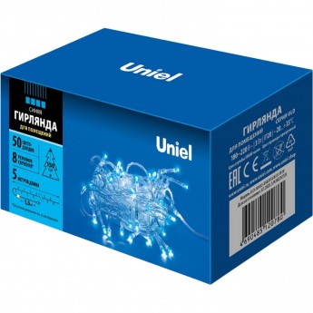 Гирлянда UNIEL ULD-S0500-050/DTA BLUE IP20 Гирлянда UNIEL ULD-S0500-050/DTA BLUE IP20