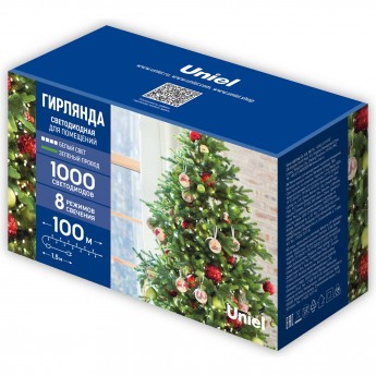 Гирлянда UNIEL ULD-S10000-1000/DGA WHITE IP20 Гирлянда UNIEL ULD-S10000-1000/DGA WHITE IP20