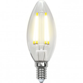 Лампа светодиодная UNIEL LED-C35-6W/WW/E14/CL GLA01TR картон Лампа светодиодная UNIEL LED-C35-6W/WW/E14/CL GLA01TR картон