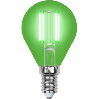 Лампа светодиодная UNIEL LED-G45-5W/GREEN/E14 GLA02GR картон Лампа светодиодная UNIEL LED-G45-5W/GREEN/E14 GLA02GR картон