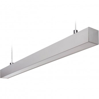 Светильник линейный светодиодный UNIEL ULO-K10D 40W/4000K/L100 IP65 SILVER подвесной Светильник линейный светодиодный UNIEL ULO-K10D 40W/4000K/L100 IP65 SILVER подвесной