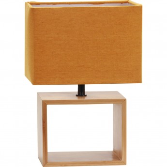 Светильник настольный UNIEL UML-B401 E27 ORANGE/WOOD Светильник настольный UNIEL UML-B401 E27 ORANGE/WOOD