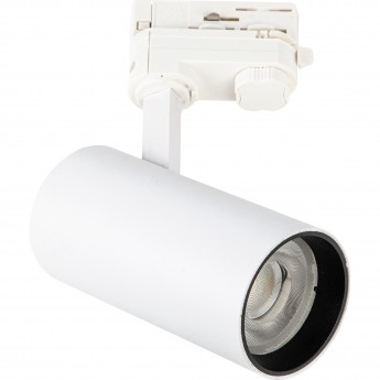 Светильник-прожектор светодиодный UNIEL ULB-T55-30W/3000K WHITE трековый, 3000К, белый Светильник-прожектор светодиодный UNIEL ULB-T55-30W/3000K WHITE трековый, 3000К, белый