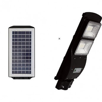 Светильник светодиодный UNIEL ULV-M42S-60W/4000К/SOL SENSOR IP65 BLACK уличный консольный на солнечной батарее с датчиком движения и освещенности Светильник светодиодный UNIEL ULV-M42S-60W/4000К/SOL SENSOR IP65 BLACK уличный консольный на солнечной батарее с датчиком движения и освещенности