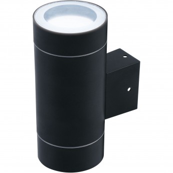 Светильник уличный UNIEL UUL-S92A 2х50W/GX53 IP65 BLACK накладной Светильник уличный UNIEL UUL-S92A 2х50W/GX53 IP65 BLACK накладной