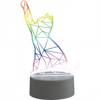 Светильник UNIEL ULI-M501 RGB/3AAA CATTY/WHITE Светильник UNIEL ULI-M501 RGB/3AAA CATTY/WHITE