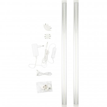 Светильник UNIEL ULM-F45-2x6W/4500K IP20 SILVER Светильник UNIEL ULM-F45-2x6W/4500K IP20 SILVER