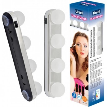 Светильник UNIEL ULM-F54-2W/4000K/4AA IP20 CHROME Светильник UNIEL ULM-F54-2W/4000K/4AA IP20 CHROME