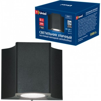 Светильник UNIEL ULU-S24A-5W/4000K IP65 BLACK Светильник UNIEL ULU-S24A-5W/4000K IP65 BLACK