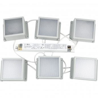 Светильники светодиодные UNIEL ULP-0808 42W/4000К IP40 GRILYATO WHITE KIT06, комплект из 6шт Светильники светодиодные UNIEL ULP-0808 42W/4000К IP40 GRILYATO WHITE KIT06, комплект из 6шт