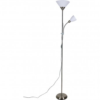Торшер UNIEL UML-T520 E27+E14 SILVER/WHITE напольный под лампу Е27 и Е14 Торшер UNIEL UML-T520 E27+E14 SILVER/WHITE напольный под лампу Е27 и Е14