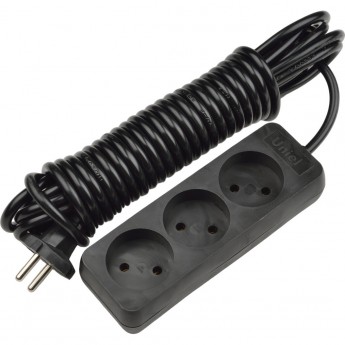 Удлинитель UNIEL S-CD3-5 BLACK